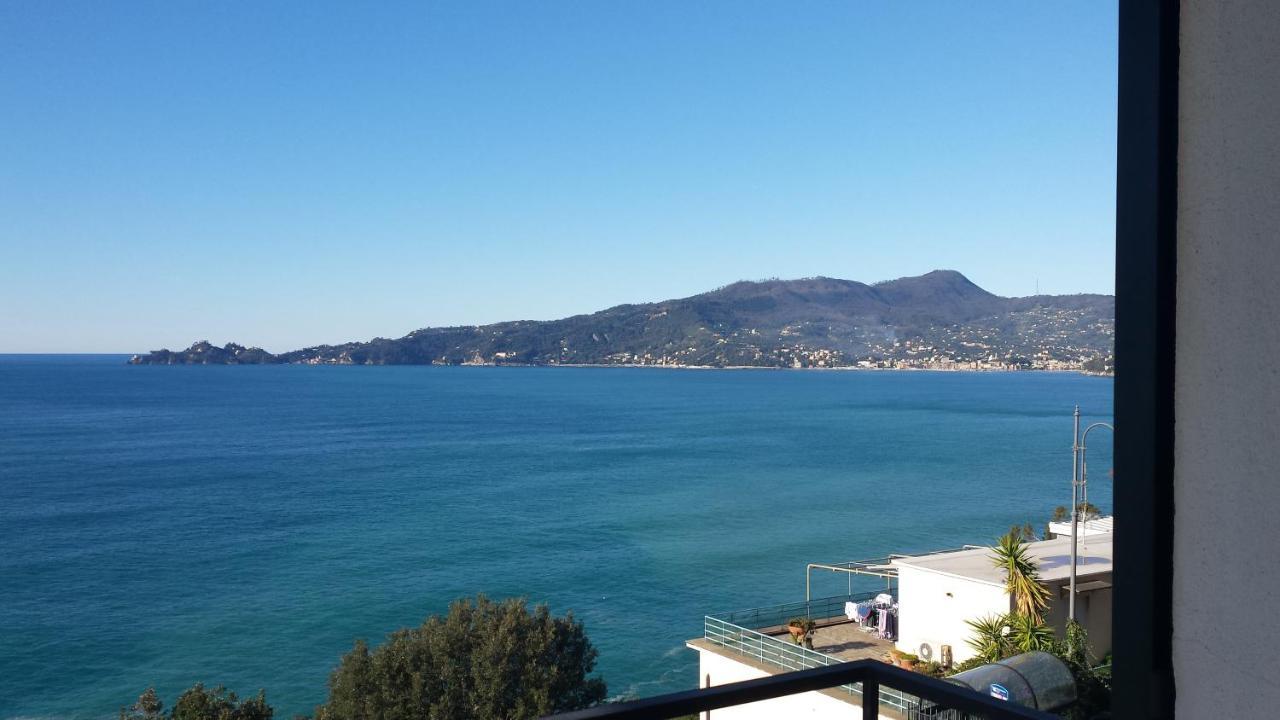 Vista Mare E Portofino - Sea And Portofino View Lägenhet Zoagli Exteriör bild