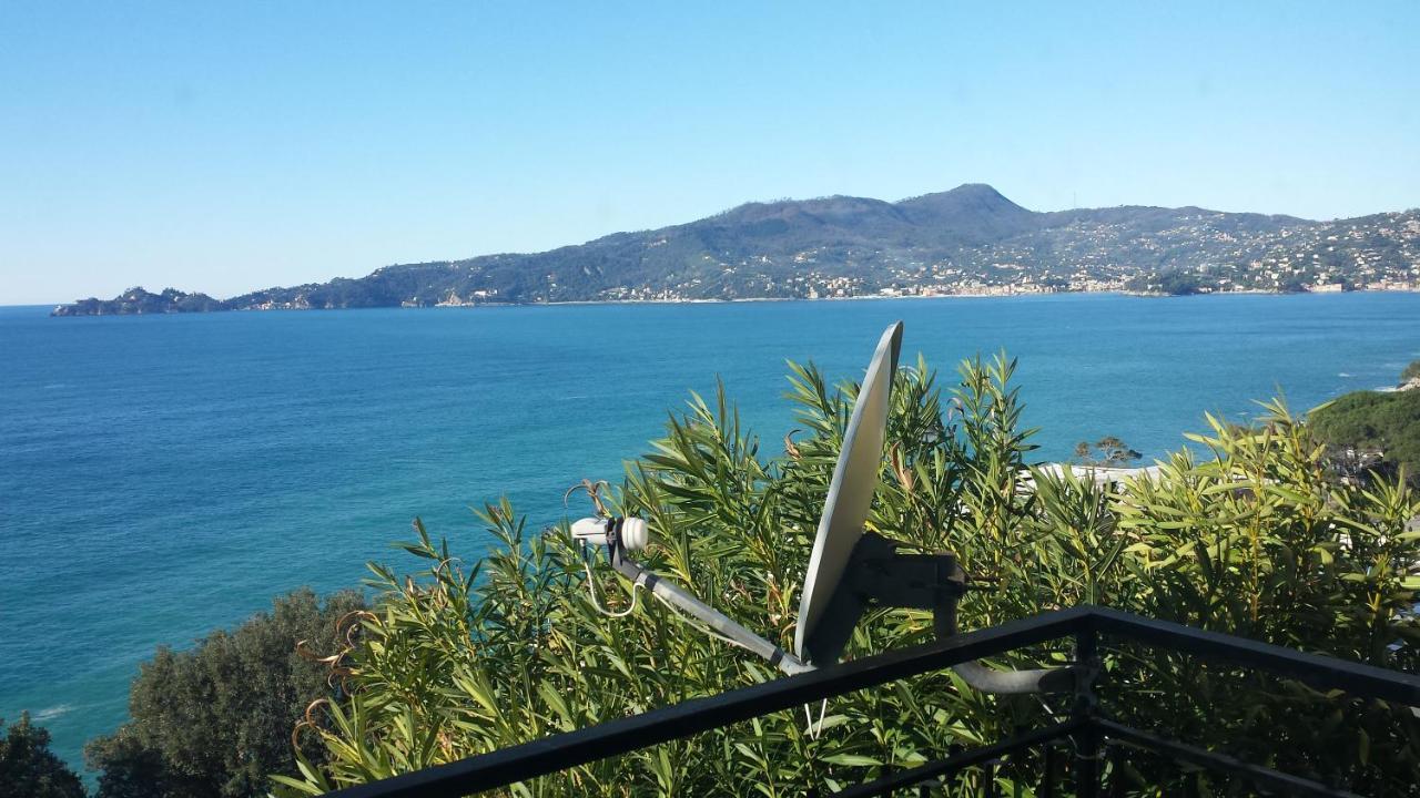 Vista Mare E Portofino - Sea And Portofino View Lägenhet Zoagli Exteriör bild
