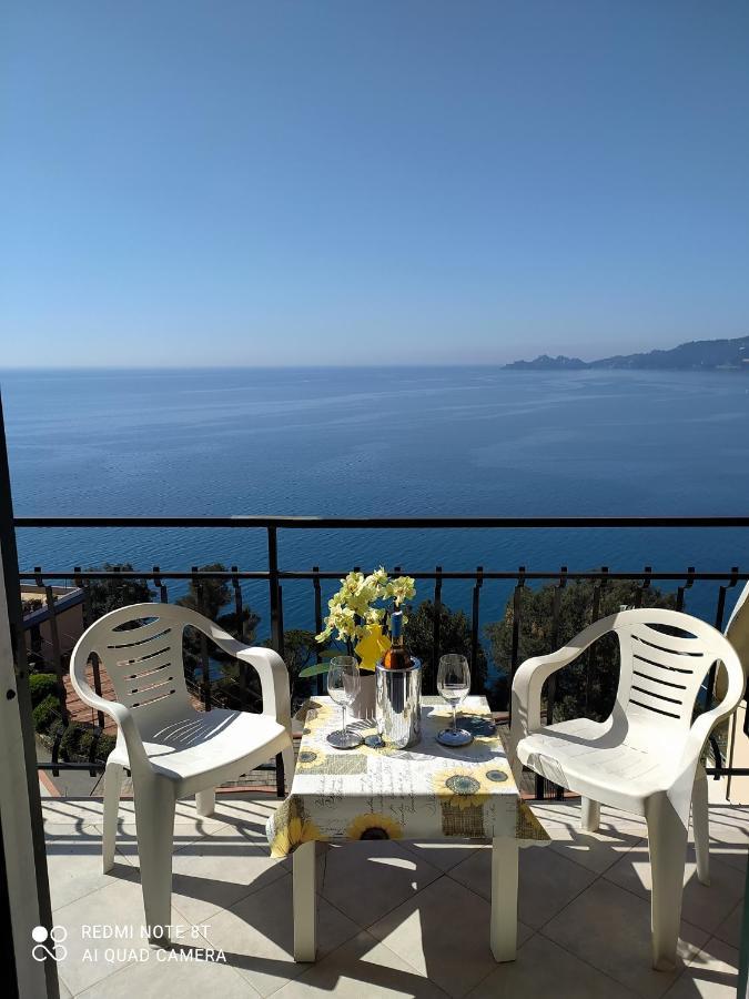 Vista Mare E Portofino - Sea And Portofino View Lägenhet Zoagli Exteriör bild